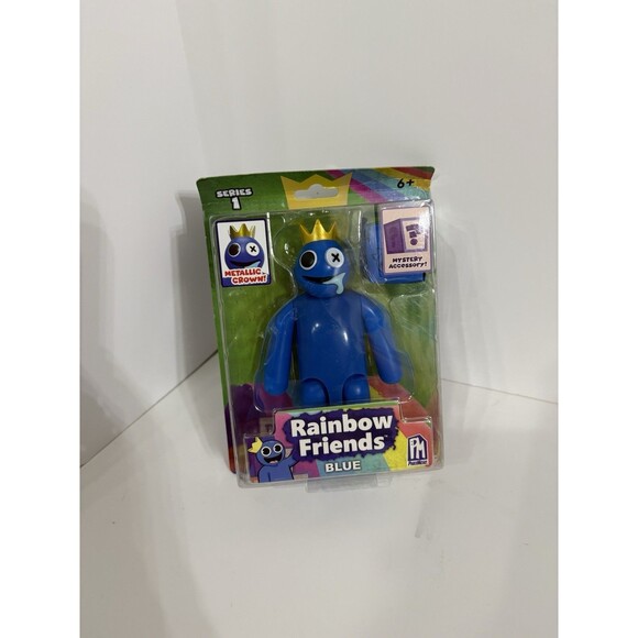 Rainbow Friends Happy Blue Posable Action Figure‎ 5" Series 1 PhatMojo New - Picture 1 of 2